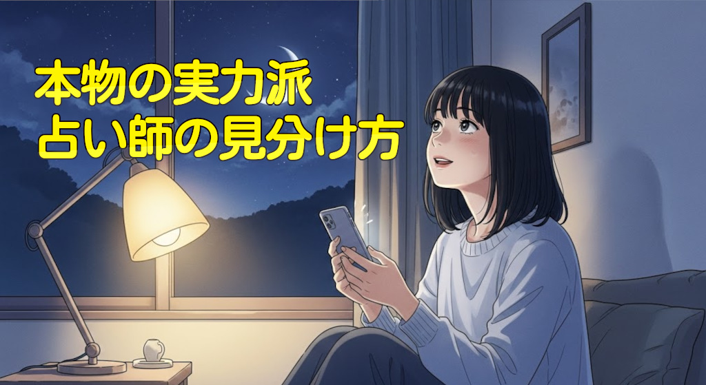 本物の実力派占い師の見分け方
