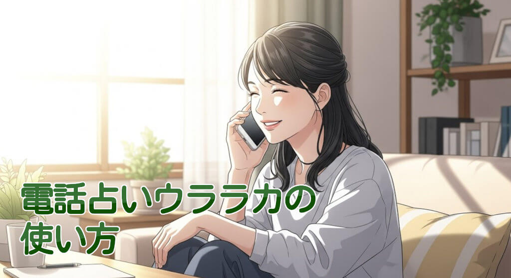 電話占いウララカの使い方