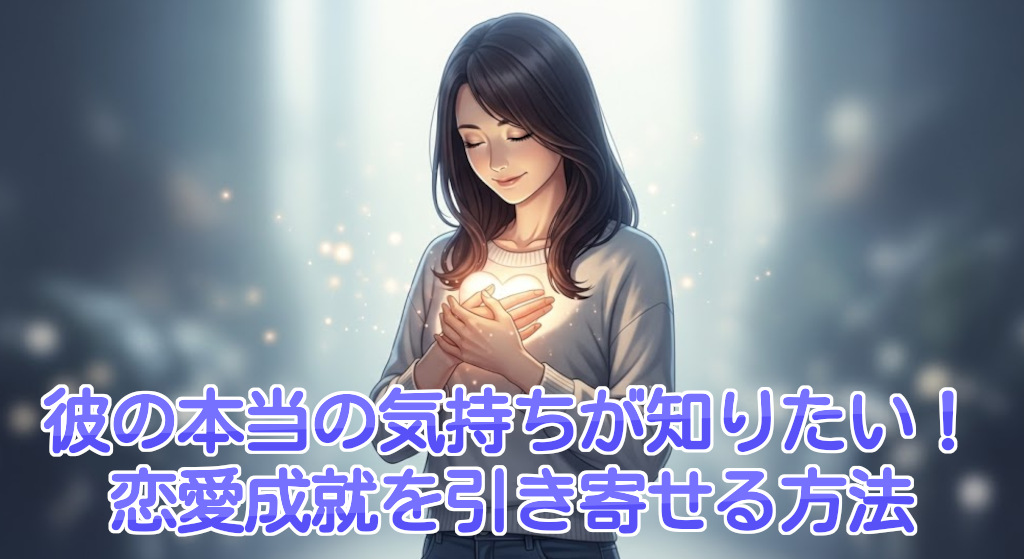 彼の本当の気持ちが知りたい！恋愛成就を引き寄せる方法
