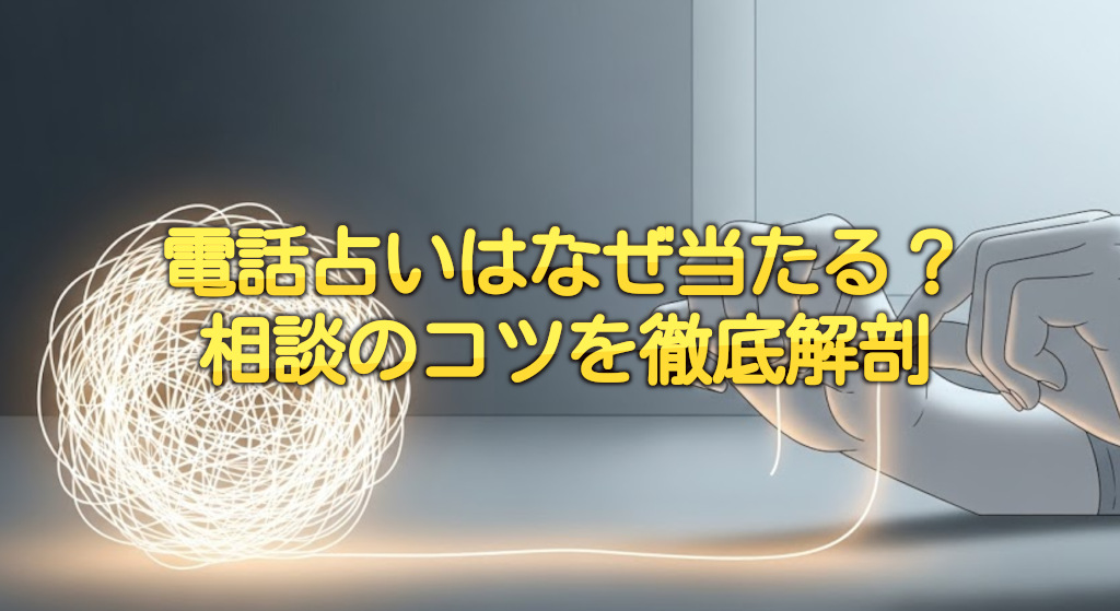 電話占いはなぜ当たる？相談のコツを徹底解剖