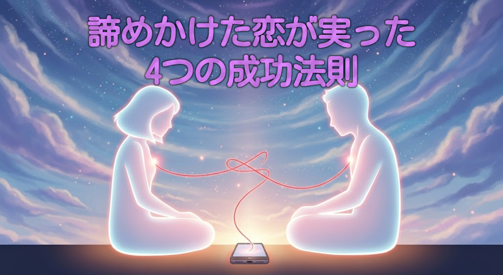 諦めかけた恋が実った4つの成功法則