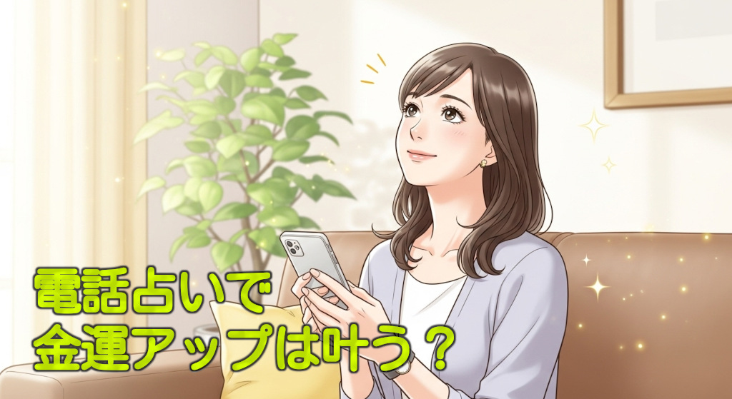 電話占いで金運アップは叶う？