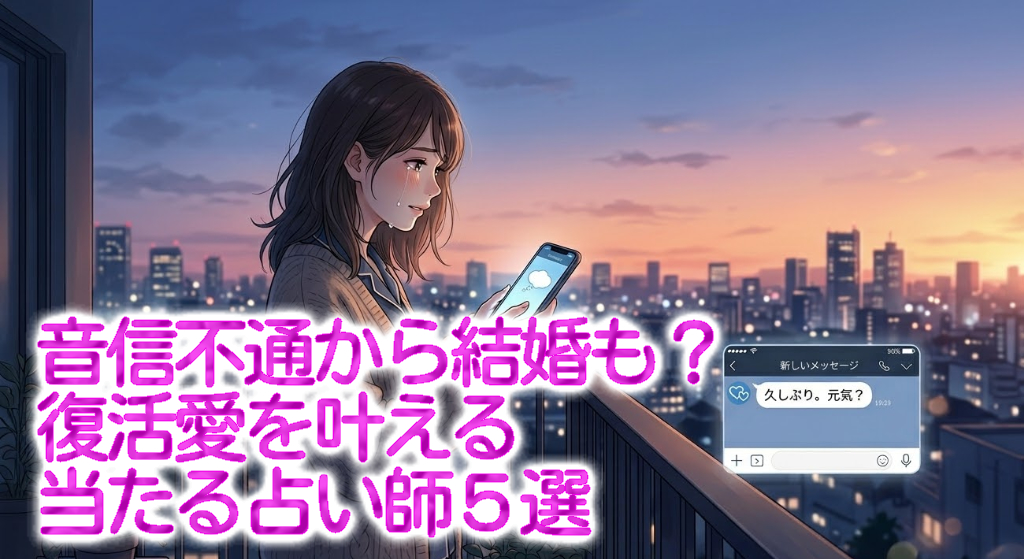 音信不通から結婚も？電話占いウララカで復活愛を叶える当たる占い師5選