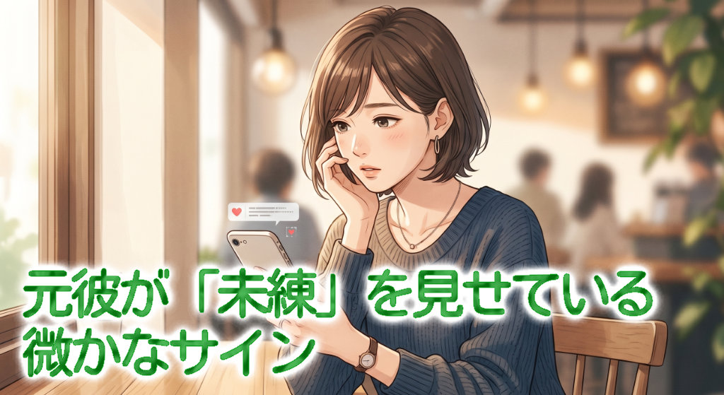 元彼が「未練」を見せている微かなサイン