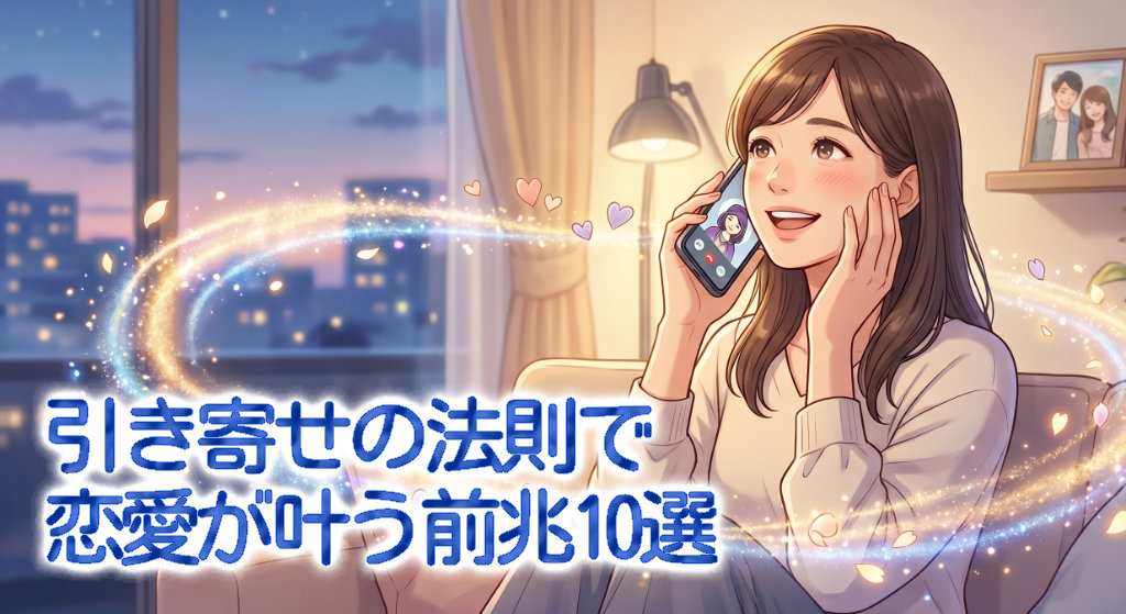 引き寄せの法則で恋愛が叶う前兆10選