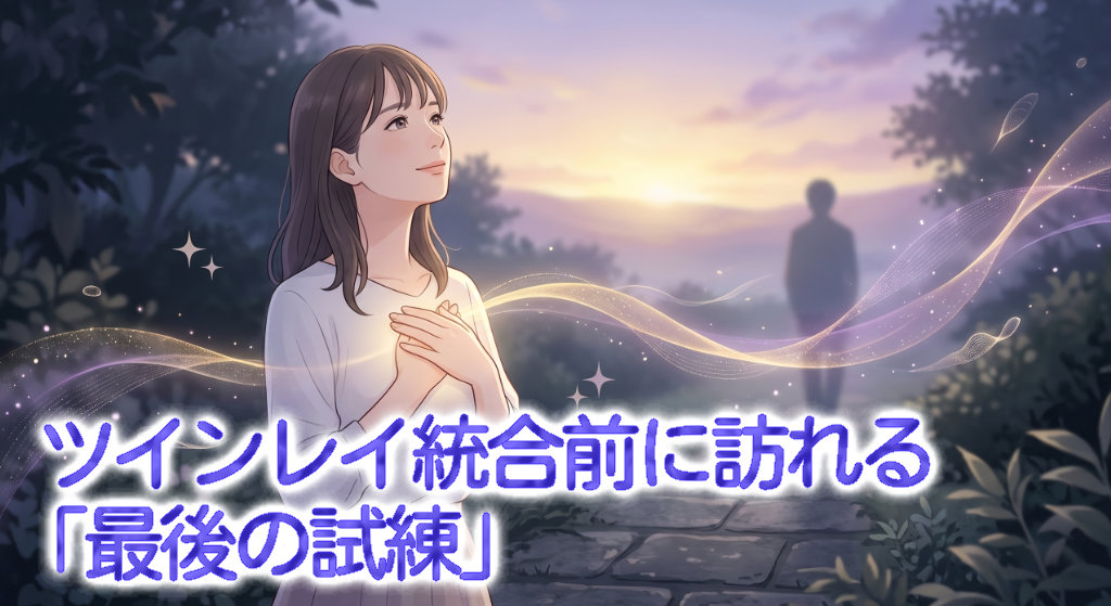 ツインレイ統合前に訪れる「最後の試練」