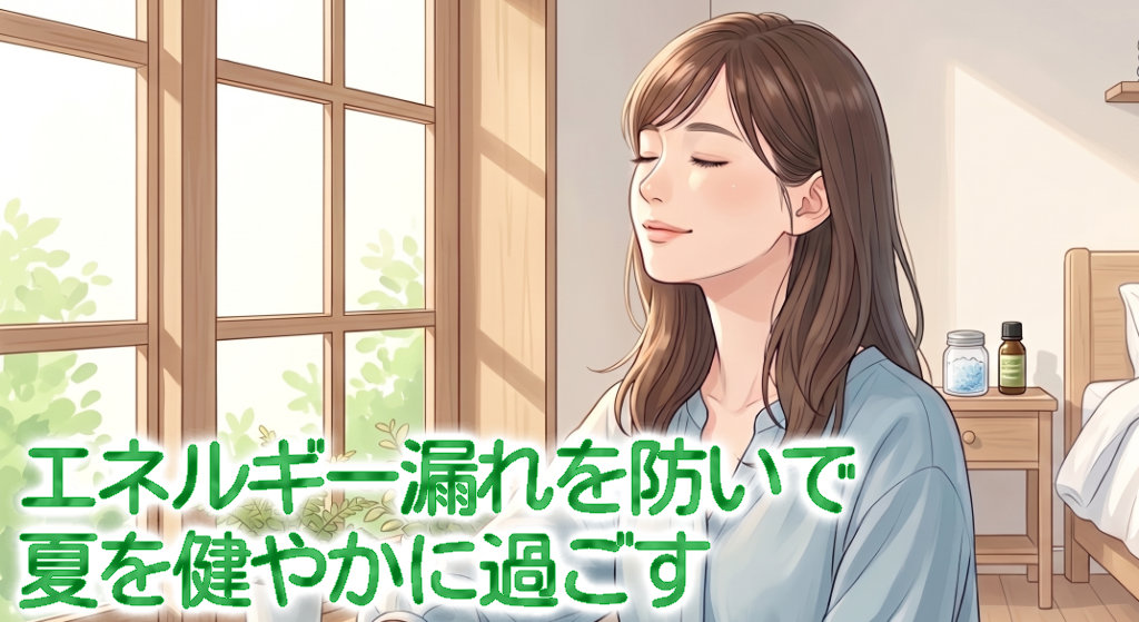 エネルギー漏れを防いで夏を健やかに過ごす