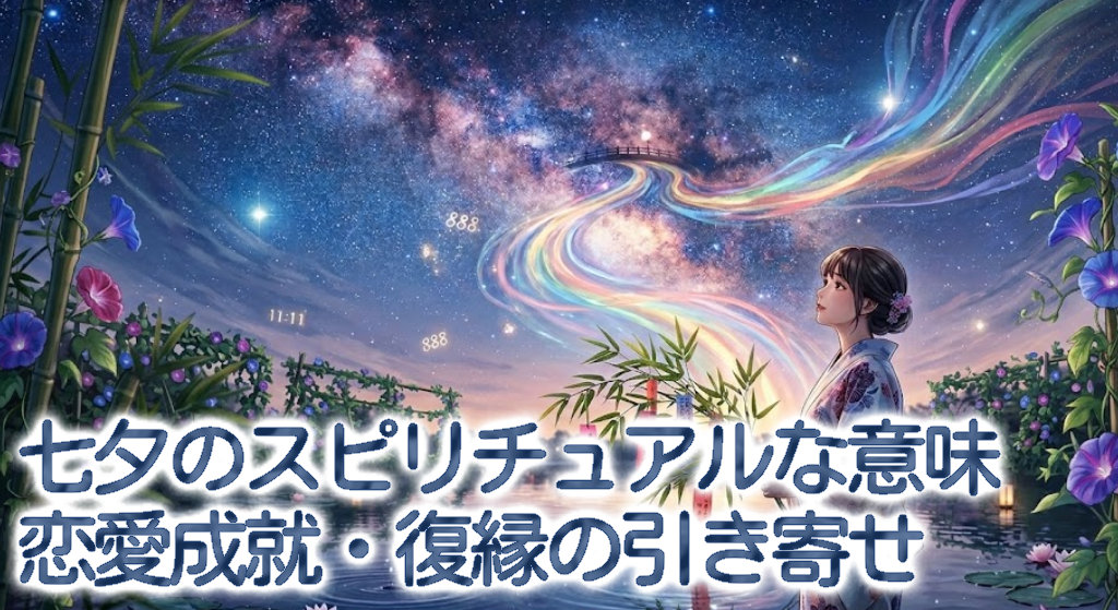 七夕のスピリチュアルな意味 恋愛成就・復縁の引き寄せ