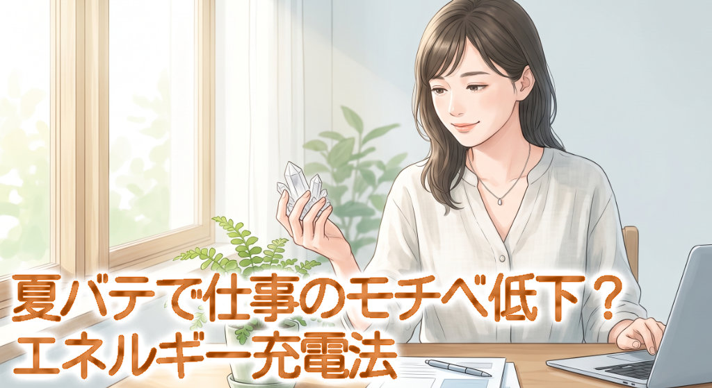 夏バテで仕事のモチベ低下?エネルギー充電法