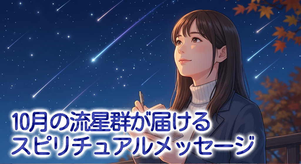 10月の流星群が届けるスピリチュアルメッセージ